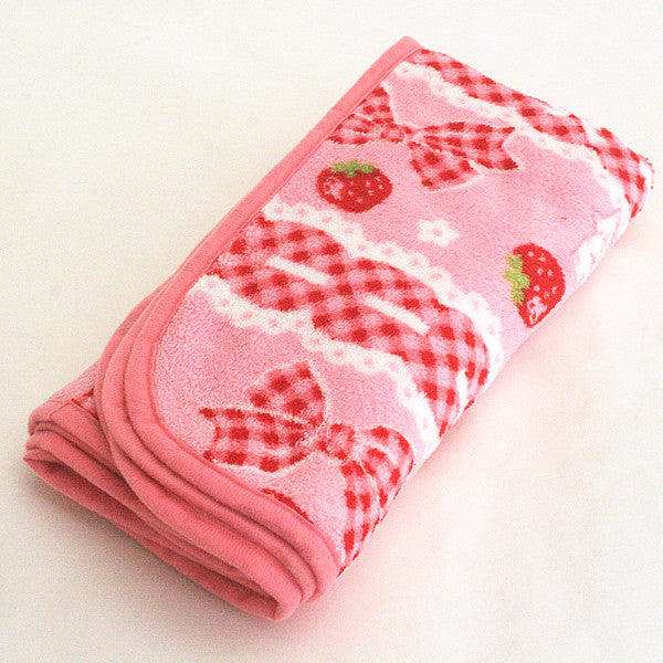 Red and shop pink blanket